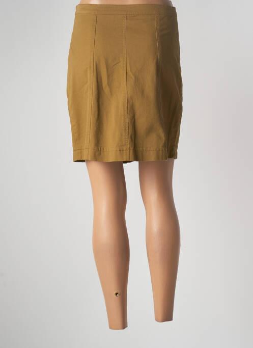 Jupe courte marron LA FIANCÉE pour femme