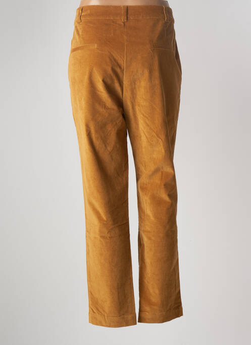 Pantalon chino marron LA FIANCÉE pour femme