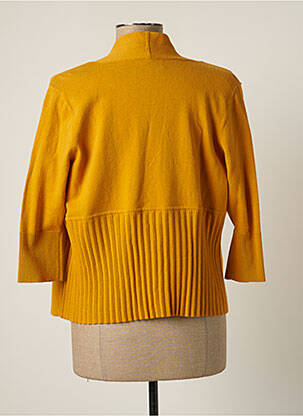 Gilet manches longues manches 3/4 jaune CONCEPT K femme