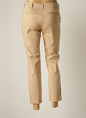 Pantalon 7/8 tissage popeline taille normale beige 7 SEASONS femme