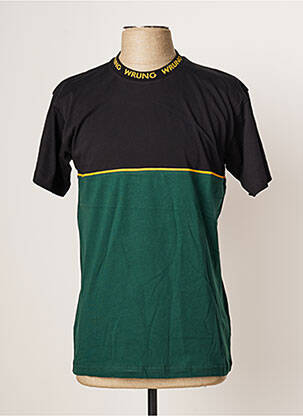 T-shirt coupe cintrée manches courtes vert WRUNG homme