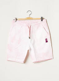 Short tissage popeline taille normale rose WRUNG homme