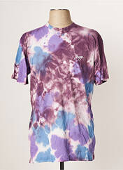 T-shirt violet WRUNG pour homme seconde vue