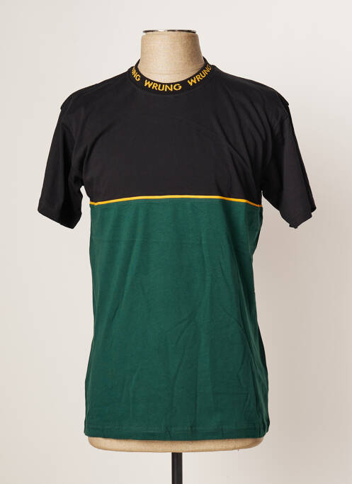 T-shirt coupe cintrée manches courtes vert WRUNG homme