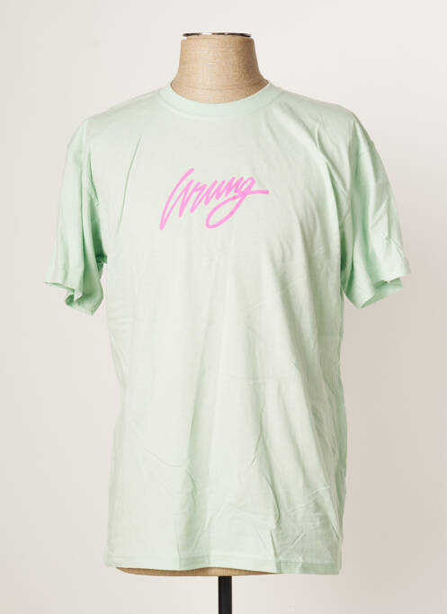 T-shirt vert WRUNG pour homme