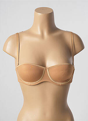 Soutien-gorge effet matière satinée haut soutien-gorge balconnet chair BARBARA femme