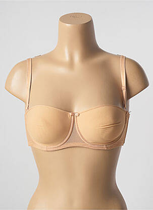 Soutien-gorge effet matière satinée haut soutien-gorge balconnet chair BARBARA femme