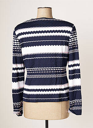 Veste casual epaulette bleu FRANK WALDER femme