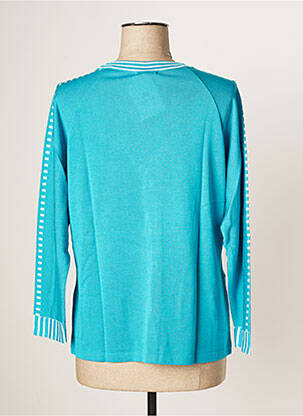 Gilet manches longues manches 3/4 bleu JUPER femme