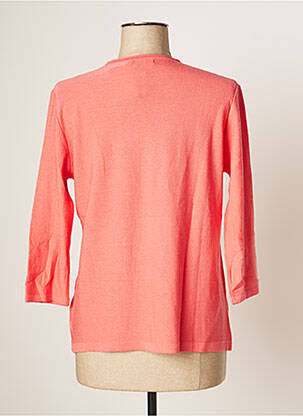 Pull stretch manches 3/4 orange JUPER femme