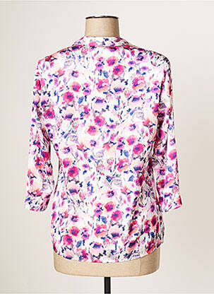 Chemisier imprimé fleurs manches 3/4 rose SOMMERMANN femme