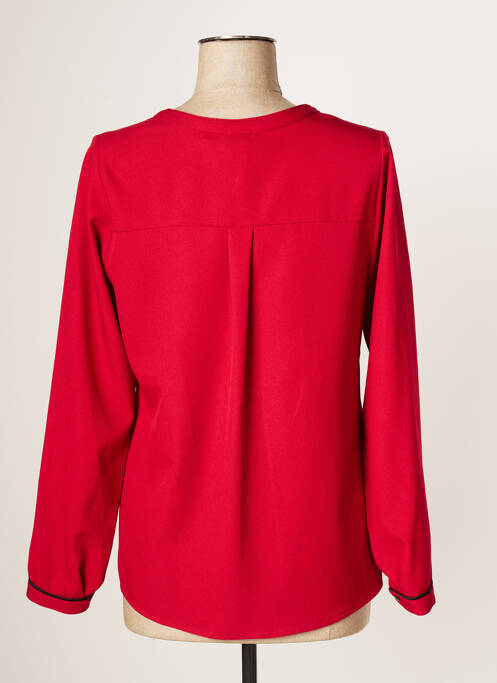 Tunique manches longues rouge FRANCE RIVOIRE pour femme