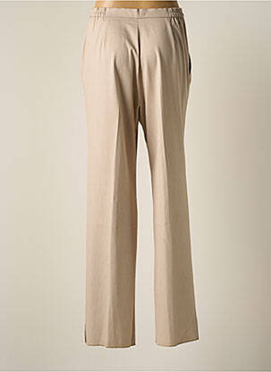 Pantalon droit stretch taille normale beige KARTING femme