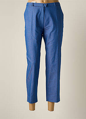 Pantalon 7/8 stretch taille normale bleu CHRISTIAN MARRY femme