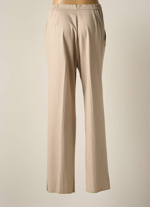 Pantalon droit stretch taille normale beige KARTING femme
