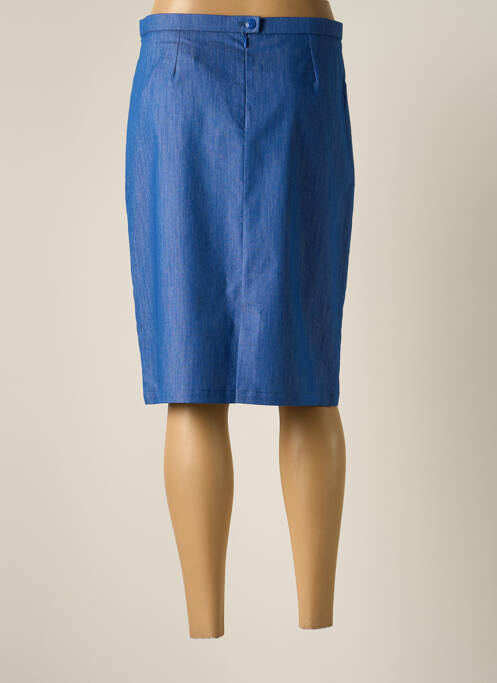 Jupe mi-longue bleu CHRISTIAN MARRY pour femme