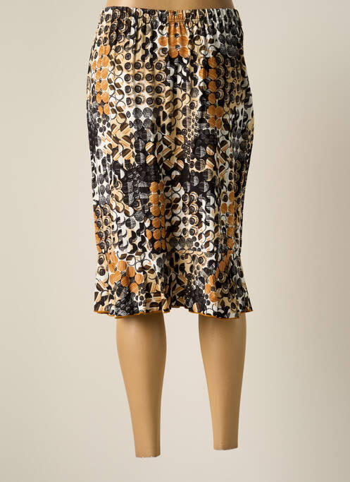 Jupe mi-longue noir SAINT CHARLES pour femme