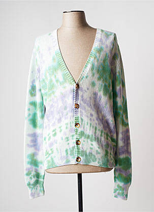 Gilet manches longues col v vert BLOTTER ATELIER homme