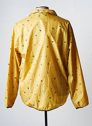 Coupe-vent poches a capuche jaune BLOTTER ATELIER homme