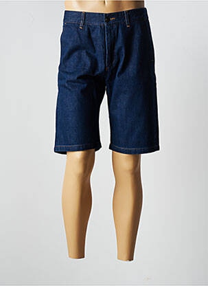 Bermuda multipoches taille normale bleu BLOTTER ATELIER homme