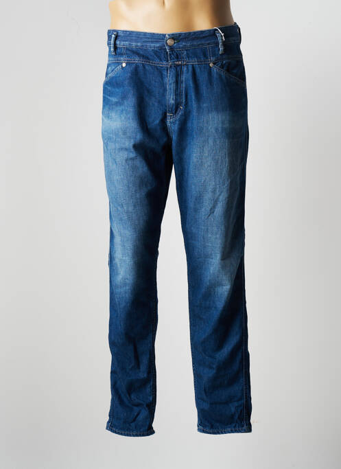 Pantalon droit taille normale taille normale bleu CLOSED homme