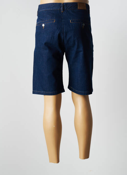 Bermuda multipoches taille normale bleu BLOTTER ATELIER homme