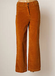Pantalon flare taille normale taille normale marron MAISON HOTEL femme