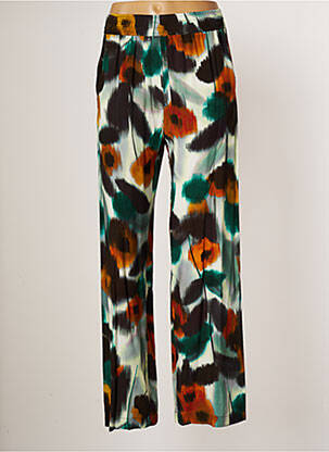 Pantalon flare taille élastique taille normale vert STELLA FOREST femme