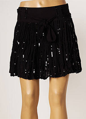 Jupe courte coupe évasée noir SUNDRESS femme