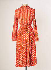 Robe mi-longue orange STELLA FOREST pour femme seconde vue