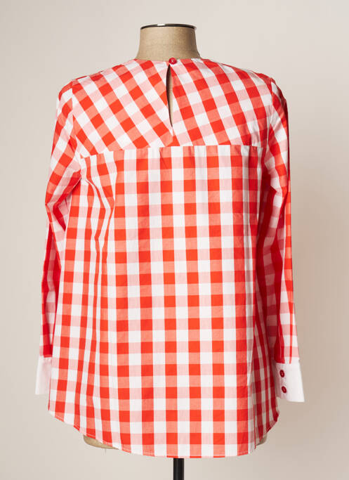 Tunique manches longues rouge STELLA FOREST pour femme