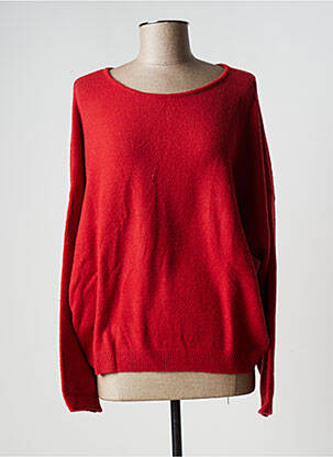 Pull stretch manches longues rouge BANANA MOON femme