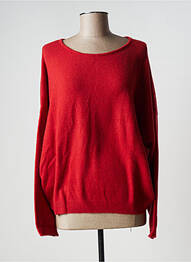 Pull stretch manches longues rouge BANANA MOON femme