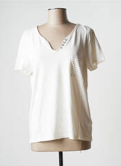 T-shirt beige IKKS pour femme seconde vue