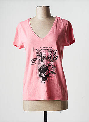 T-shirt rose IKKS pour femme