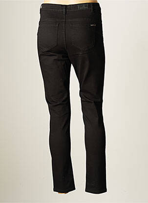 Jeans coupe slim slim taille haute noir IKKS femme