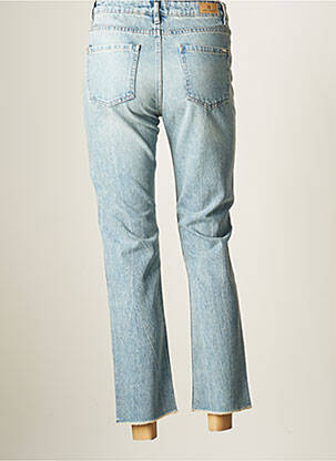 Jeans coupe droite taille haute taille haute bleu IKKS femme