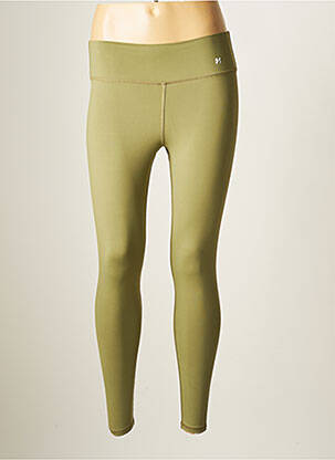 Legging effet matière satinée taille normale vert BANANA MOON femme