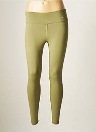 Legging effet matière satinée taille normale vert BANANA MOON femme