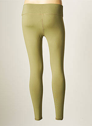 Legging effet matière satinée taille normale vert BANANA MOON femme