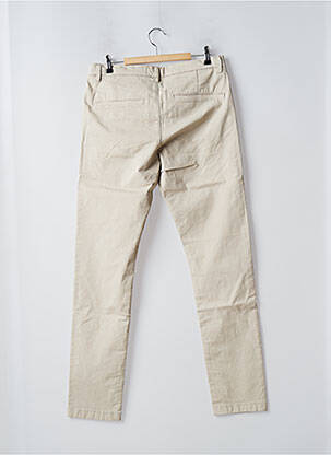 Pantalon chino taille basse taille basse beige IKKS femme
