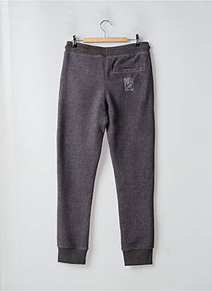 Jogging finition bords-côtes taille normale gris PULL IN homme