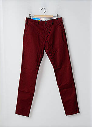 Pantalon chino rouge PULL IN pour homme