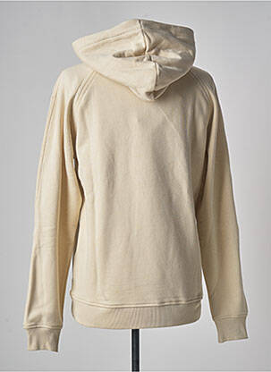 Sweat-shirt à capuche manches longues manches longues beige IKKS homme
