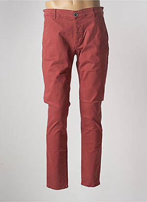 Pantalon chino rouge PULL IN pour homme