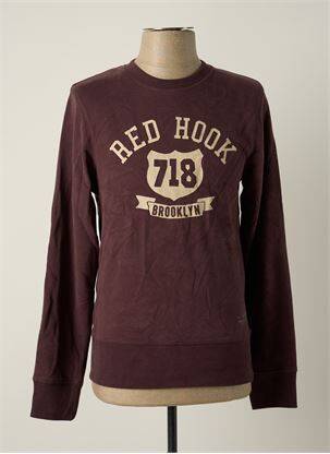 Sweat-shirt marron JACK & JONES homme