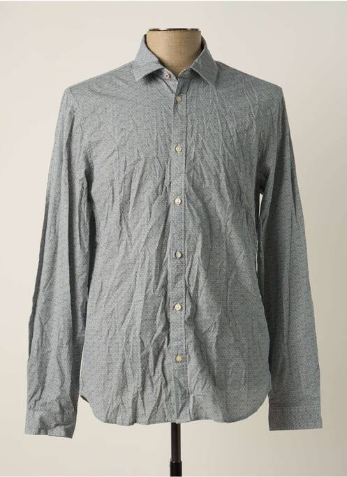 Chemise manches longues gris PETROL INDUSTRIES pour homme