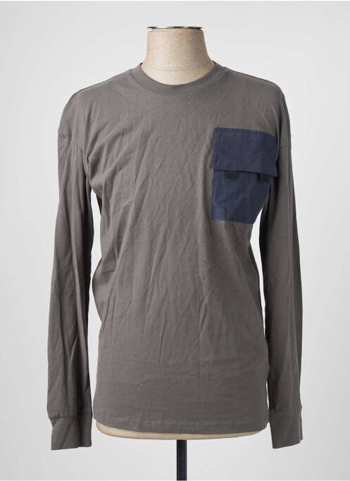 T-shirt gris ONLY&SONS pour homme