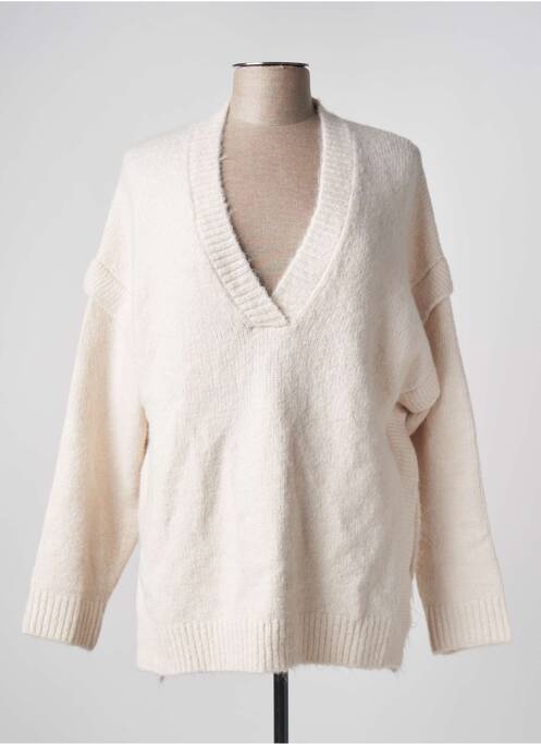 Pull beige MANGO pour femme