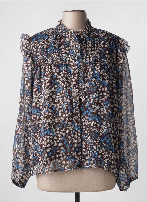 Blouse bleu MANGO pour femme